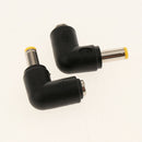 10 Pack L Type Male to Female Terminal Charging Connector, DC Power Plug