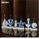 6Pcs Beach Theme Photo Memo Clip Display Place Card Holder desk Wedding Home