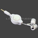 Retractable In-Ear Headphone Earphone Earbud Headset For iPod  MP3 MP4