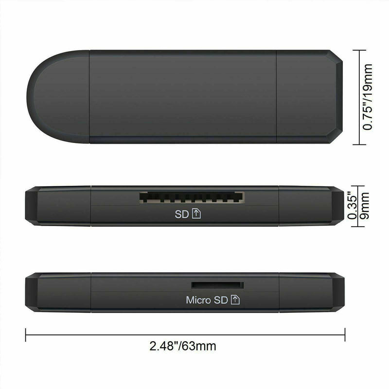 All in One OTG USB 2.0 Memory Card Reader Adapter for Micro SD SDHC SDXC T-FLASH
