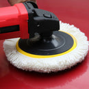 1Pcs 6'' 150mm Polisher Soft Wool Bonnet Wheel Polishing Buffing Buffer Pad Car