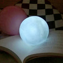 Silicone Moon Lamp White LED Night Light Home Bedroom Decoration Kids Gift