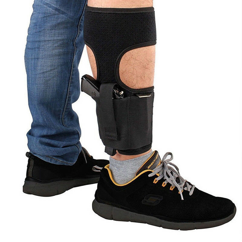 Concealed Carry Ankle Leg Holster for Glock 17 19 22 23 Ruger Lcp Sig 9mm Gun