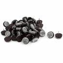 50x FELT FLOOR PROTECTORS Nail In Anti-Skid Furniture Leg/Chair/Table Caps O6Q5