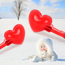 Heart Shape Snow Ball Maker Kids Children Outdoor Snowball Sand Mold Toys