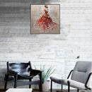 5d Diamond Painting Full Drill Round Diamond Embroidery Butterfly Girl Dres C8P8