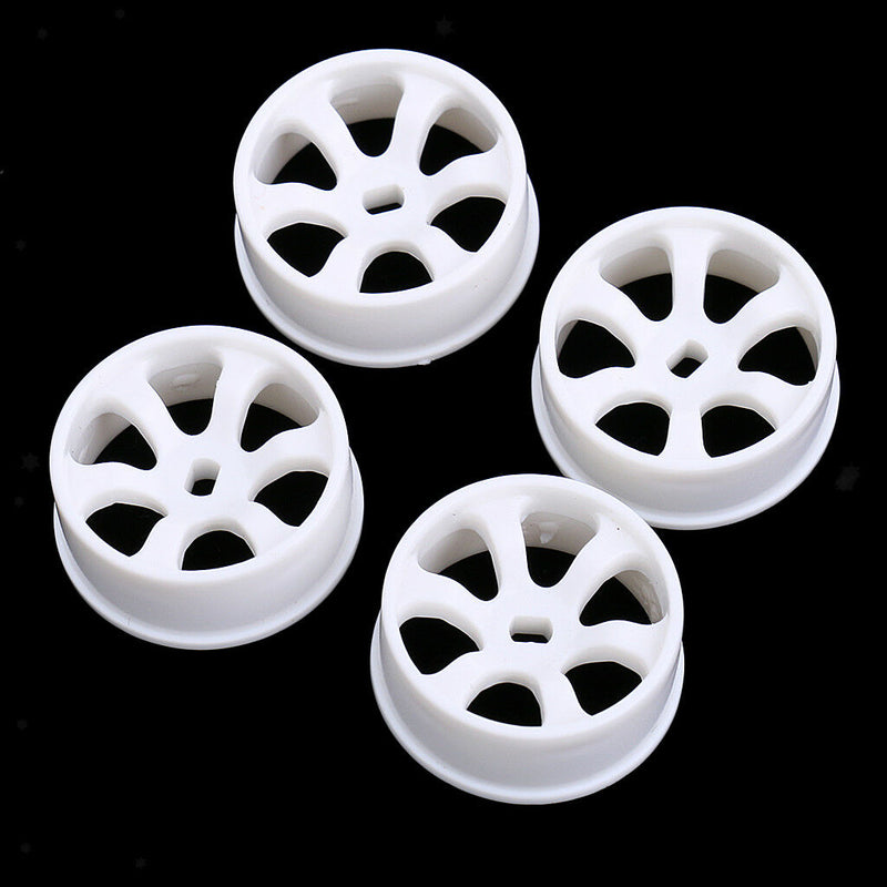 4pcs White Wheel Rim for WLtoys K969 K989 P929 1/28 RC  Car Replacement