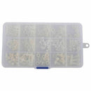 M2 M2.5 M3 M4 M5 (Total 270pcs) Nylon Screw / Nut / Washer Assortment Kit C