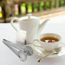 Stainless Steel Tea Tongs Tea Bag Squeezer Strainer Holder Grip Spoon Mini  N8F9