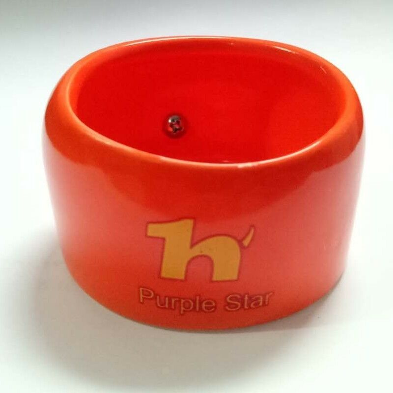 Ceramic Coop Cup Bird Parrot Pet Cage Aviary Dog Water Food Bowl Feeder