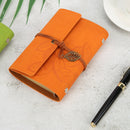 Notebooks String Loose-leaf Sketchbook Students Stationery (Orange)
