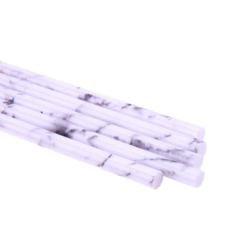 10pcs Marble Makeup Cosmetic Powder Foundation Eyeshadow Lip Brushes Set K1B