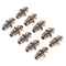10PCS 1/4-28 Drive Type Taper Thread Straight Grease Zerk Nipple Fitting OHK