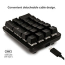 Ajazz Mini Gaming Keyboard Blue Switches Backlit USB Wired Numeric Keypad