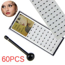 60PCS/Set Black Stainless Steel Nose Ring Body Piercing Bone Stud Jewelry Wom ES