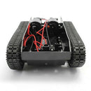 Rc Tank Smart Robot Tank Car Chassis Kit Rubber Track Crawler For Arduino 1