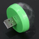 Mini USB led Party Lights Portable Crystal Magic Ball Home Party Karaoke De D3Z4
