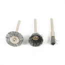 36Pcs Brass Steel Wire Brush Polishing Grinder Wheels Full Set for Rotation Tool