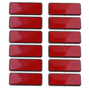6PCS Red Reflector Tail Brake Stop Marker Light Truck Trailer Motorcyc SIL