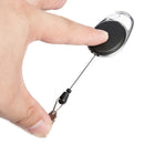 1Xfly fishing tool zinger retractor tool carabiner clip stainless steel cord ME