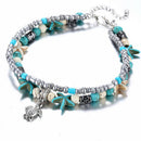 Boho Ankle Bracelet Women Fashion Bead Adjustable Beach Anklet Gift Shell Chain