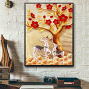 5D DIY Full Drill Diamond Painting Elk Embroidery Mosaic Craft Kit (QF064)