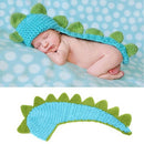Creative Baby Crochet Knit Dinosaur Costume Photography Photo Prop Hat Outfit â„–[