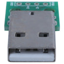 1pcs green metal USB male to DIP2.54mm DIP adapter board