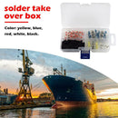 102pcs Solder Seal Wire Connectors+Heat Shrink Sleeves Wrap Tubes with Case
