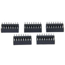 5 X 16 Pin DIP IC Socket DIP 16 Adapter Black Z7P9
