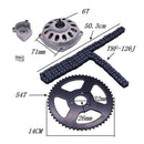 Motorcycle Sprocket Kit, Replacement Parts, 54T 26mm Rear Sprocket and T8F Chain