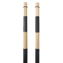 19 Dowels Black Pro Hot Rods Drum Sticks Professional Bamboo Drumsticks Brushes
