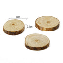 140 Pieces Assorted Wooden Slices Wooden Pieces Wooden Pendants Ornament