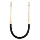 2pc PU Leather Braided Handbag Shoulder Bag Strap Chain Handle 60cm