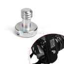1Pcs Flat Stainless 1/4" Screw fit for Camera Tripod Quick Release Plate Hf
