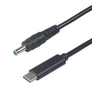 Type-C Male to DC4.5X3.0mm Male Connector w/0.6mm Pin PD Power Charger Converter