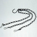 Hanging Flower Plant Pot Iron Chain Basket Planter Holder Home Garden B TCF