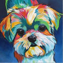 Diamond Painting Dog Color 5d Rhinestone Paintings Diamond Painting L6S3