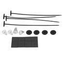 1 Set Universal Car Electric Radiator Fan Mounting Kit Plastic Ties Straps