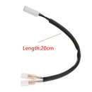 For Yamaha YZF R1 1998-2012 Black 20cm Rubber Turn Signal Adapter Plug Cord