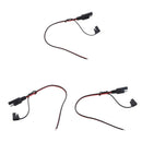 3Pcs SAE Power 300mm 10A 18AWG