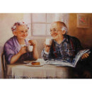 5D DIY Full Drill Diamond Painting Happy Old Lovers Cross Stitch Embroidery