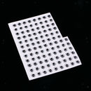 100Pcs Holographic Fish Eyes and 10Pcs DIY Fishing Lure Adhesive Tape
