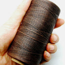 250M Sewing Waxed Thread 150D 1mm Hand Stitching Cord for Leather DIY Craft Tool