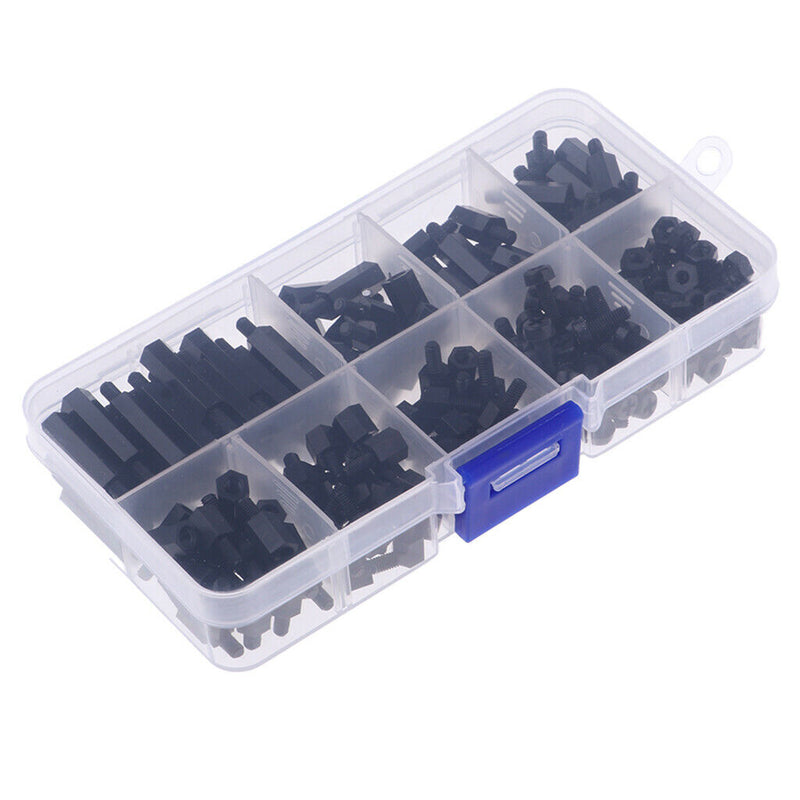 180Pcs M3 Male Female Hex Nylon Spacer Standoffs Prototyping Accessories for RC