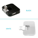 Wireless Micro-USB 2.0 4-Port Distributor Multi Hub Splitter Power For Comp B9E7
