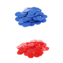 200 Pieces Plastic Poker Chips Bingo Markers Tokens for Party Casino oard Game