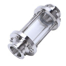 In-Line Sight Glass with Clamp End,Flow Sanitary Straight Sight Glass SUS31