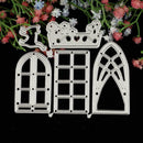 DIY Windows Shaped Cutting Die Carbon Steel Stencil Dies Cutting K7W6 Z2F4