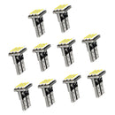 10pcs T10 1206 9SMD Car Motor White Canbus LED Side Tail Lights Bulbs Lamps